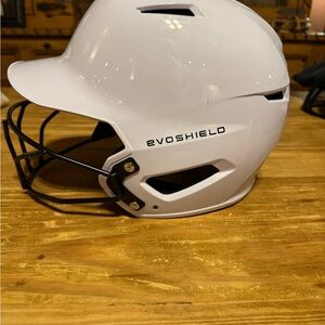Evoshield White Softball Helmet